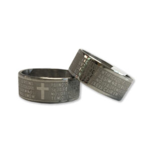 12/ANILLO METAL "PADRE NUESTRO"