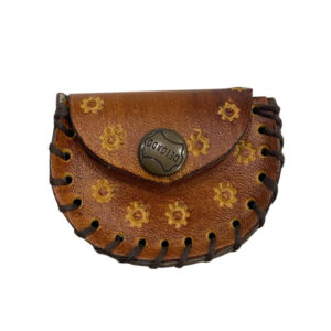 BOLSO PIEL GRABADO FÁTIMA MINI 6 x 5 cm