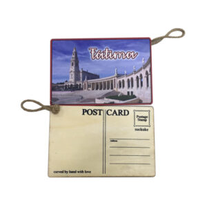 POSTAL MADERA FÁTIMA 15 x 10 cm