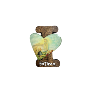IMÁN I LOVE FÁTIMA 8 cm