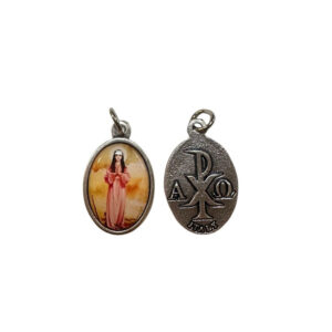 MEDALLA SANTA FILOMENA PLATA 20 mm
