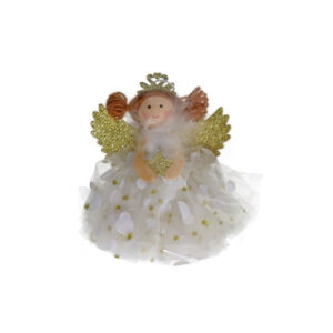 COLGANTE ÁNGEL CON VESTIDO 10x9.5 cm