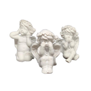 ÁNGEL BLANCO (3) SENTIDOS 8.5 cm (caja 6/144)