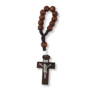 DECENARIO MADERA MARRÓN OSCURO 11cm
