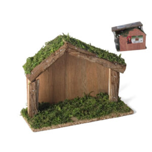 CABAÑA PESEBRE 15.5x20x9cm