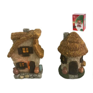 CASA CON TEJADO 13CM 1 LED