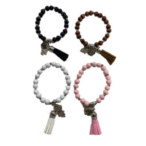 PACK 12 PULSERA MADERA MULTICOLOR
