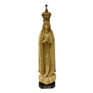 IMAGEN FÁTIMA BEIGE C/DORADO 40 cm (6)