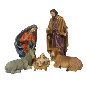 PESEBRE 5 PIEZAS (J49x19+M35x18+MJ15x10CM)