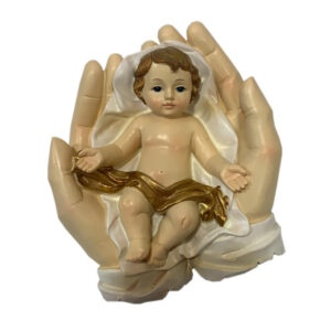 MANO CON NIÑO JESÚS 13X12CM (CAJA 36)
